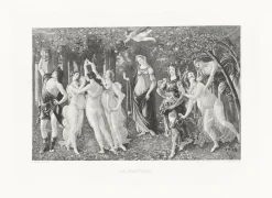 Boutiques de musées Estampe Allégorie du printemps - Botticelli
