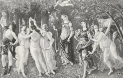 Boutiques de musées Estampe Allégorie du printemps - Botticelli