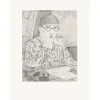 Boutiques de musées Estampe Autoportrait de l'artiste au chat - Foujita New