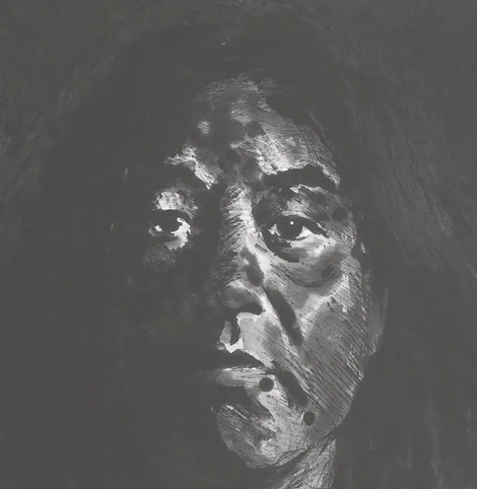Créations Contemporaines<Boutiques de musées Estampe Autoportrait - Yan Pei-Ming 2009