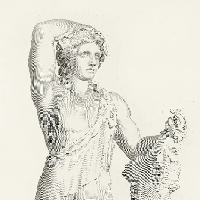 Boutiques de musées Estampe Bacchus Hot