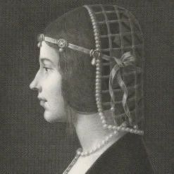 Chefs D'Œuvre Des Musées<Boutiques de musées Estampe Béatrix d'Este - Léonard de Vinci