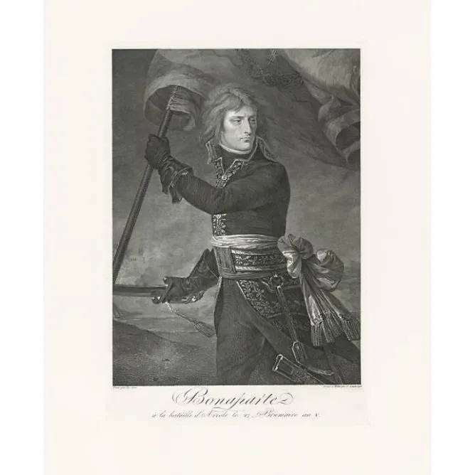 Personnages Et Évènements Historiques|Chefs D'Œuvre Des Musées<Boutiques de musées Estampe Bonaparte à Arcole - Antoine-Jean Gros