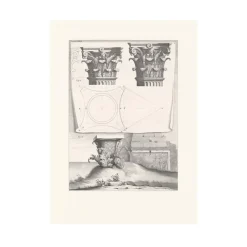 Architecture Et Villes<Boutiques de musées Estampe Chapiteaux Corinthiens