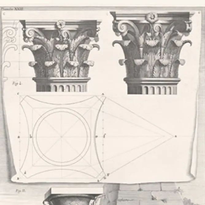 Architecture Et Villes<Boutiques de musées Estampe Chapiteaux Corinthiens
