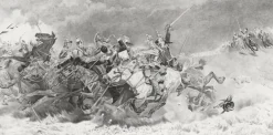 Boutiques de musées Estampe Charge des cuirassiers - Aimé Morot Outlet