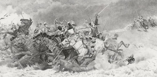 Boutiques de musées Estampe Charge des cuirassiers - Aimé Morot Outlet