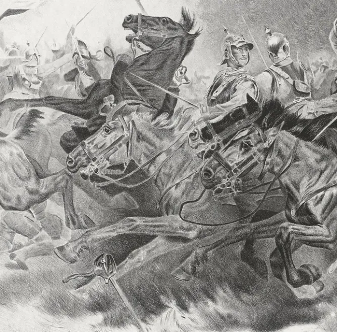 Boutiques de musées Estampe Charge des cuirassiers - Aimé Morot Outlet