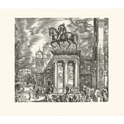 Boutiques de musées Estampe Colleone of Venise - Albert Decaris Best