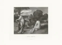 Boutiques de musées Estampe Concert Champêtre - Titien New