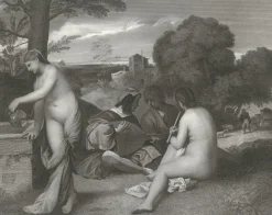 Boutiques de musées Estampe Concert Champêtre - Titien New