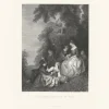Chefs D'Œuvre Des Musées<Boutiques de musées Estampe Conversation galante dans un parc - Jean-Baptiste-Joseph Pater