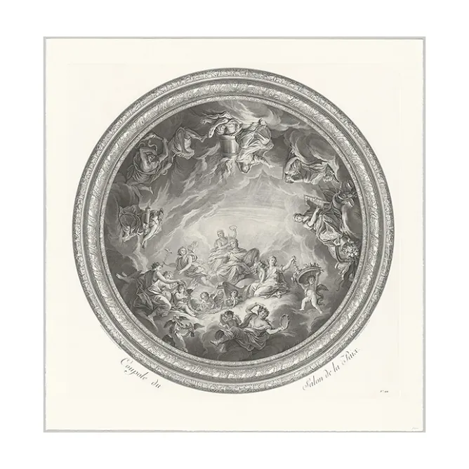 Architecture Et Villes<Boutiques de musées Estampe Coupole du salon de la paix