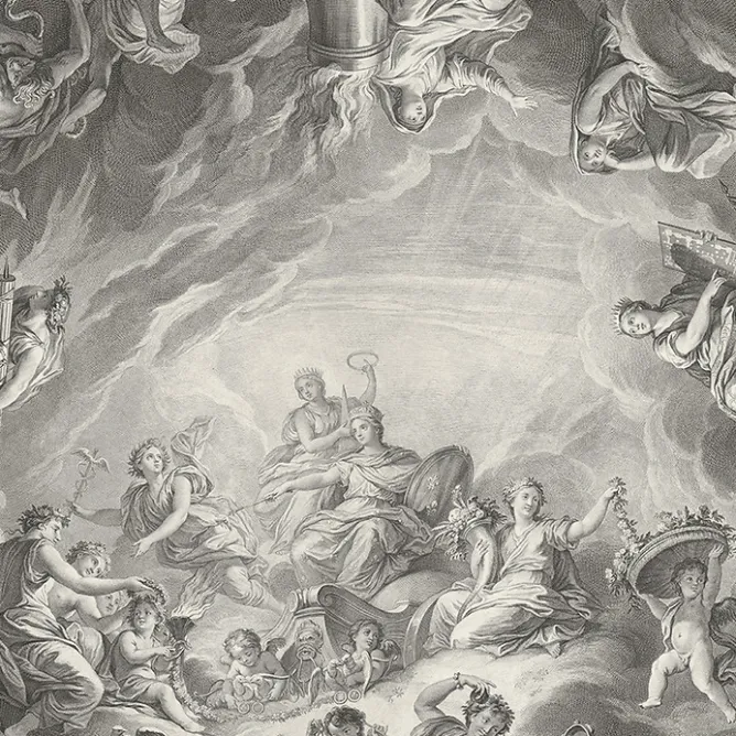 Architecture Et Villes<Boutiques de musées Estampe Coupole du salon de la paix