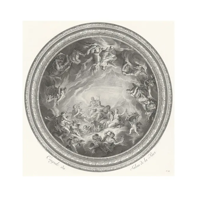 Architecture Et Villes<Boutiques de musées Estampe Coupole du salon de la paix