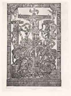 Chefs D'Œuvre Des Musées<Boutiques de musées Estampe Crucifixion : le Christ en croix - Le Maître au criblé