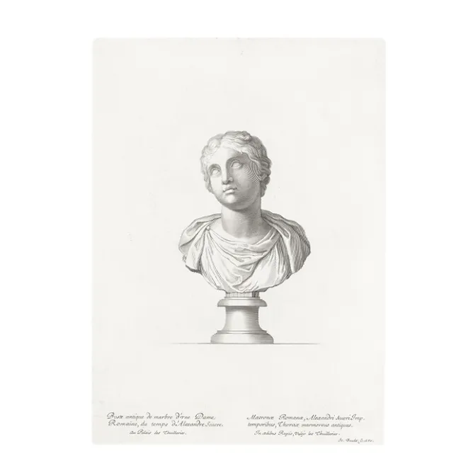 Dessins<Boutiques de musées Estampe Dame romaine du temps d'Alexandre Sévère