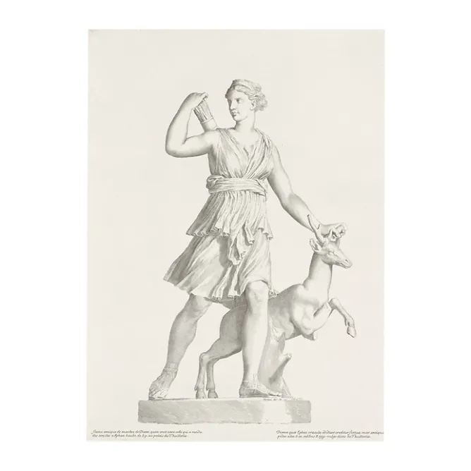 Dessins<Boutiques de musées Estampe Diane chasseresse
