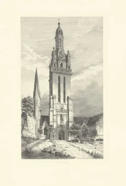 Boutiques de musées Estampe Eglise de Pleyben - Gabriel Toudouze Discount