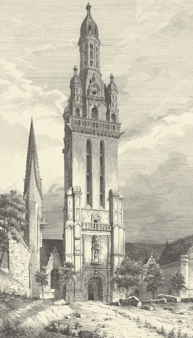 Boutiques de musées Estampe Eglise de Pleyben - Gabriel Toudouze Discount