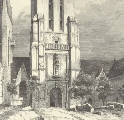 Boutiques de musées Estampe Eglise de Pleyben - Gabriel Toudouze Discount