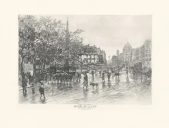 Paris Et Le Louvre<Boutiques de musées Estampe Entrée de la Cité, vue du pont Saint-Michel