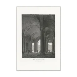 Boutiques de musées Estampe Entrée du Louvre, ou vestibule du côté de la rue du Coq