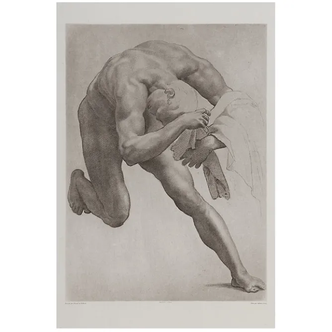 Chefs D'Œuvre Des Musées<Boutiques de musées Estampe Etude d'homme nu - Da Volterra
