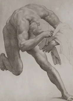 Chefs D'Œuvre Des Musées<Boutiques de musées Estampe Etude d'homme nu - Da Volterra