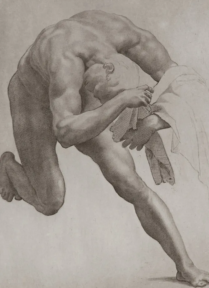 Chefs D'Œuvre Des Musées<Boutiques de musées Estampe Etude d'homme nu - Da Volterra