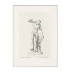 Boutiques de musées Estampe Faune dansant et jouant des cymbales Clearance