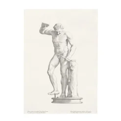 Dessins<Boutiques de musées Estampe Faune tenant une flûte de Pan
