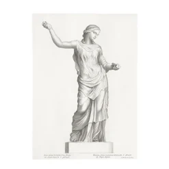Dessins<Boutiques de musées Estampe Femme drapée