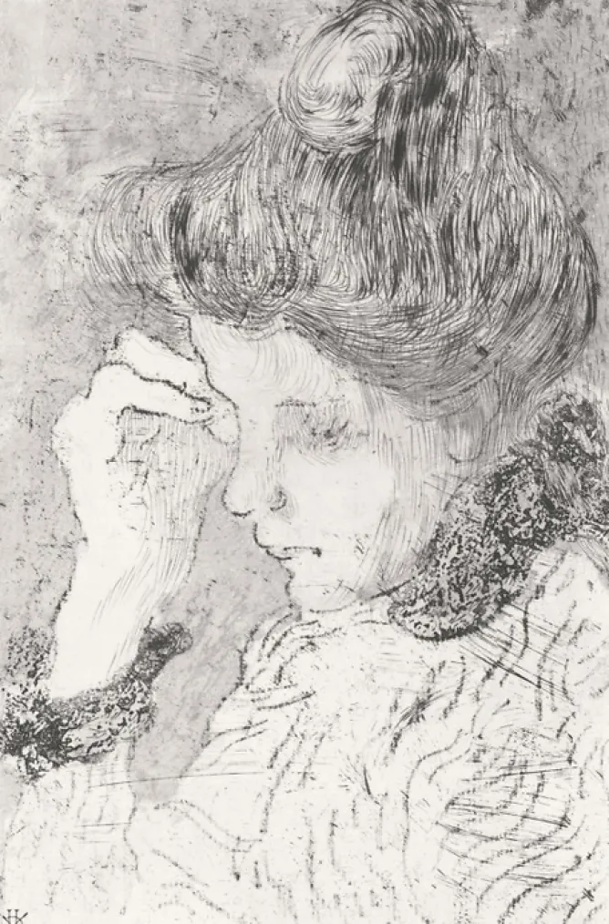 Chefs D'Œuvre Des Musées<Boutiques de musées Estampe Femme en buste - Louis Valtat