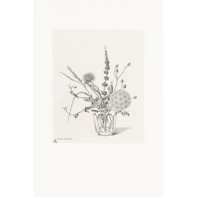 Nature, Fleurs Et Paysages|Art Moderne<Boutiques de musées Estampe Fleurs des champs dans un verre (automne) - Hasegawa