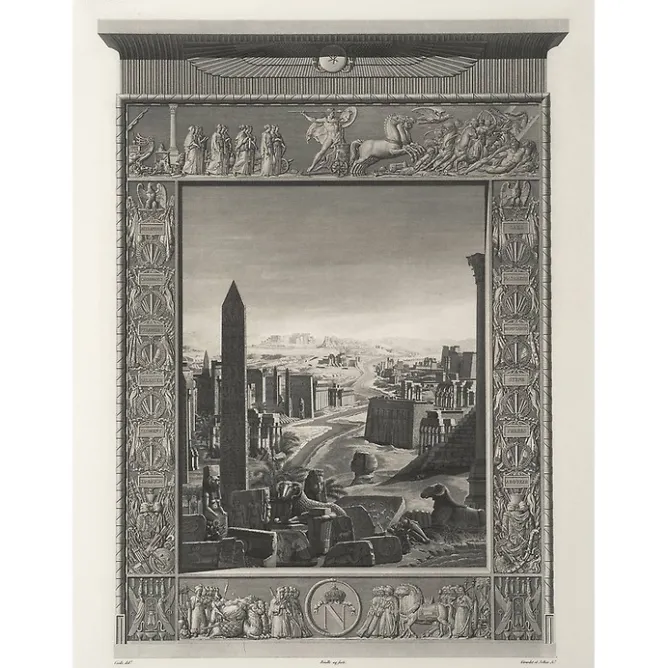 Description De L'Égypte<Boutiques de musées Estampe Frontispice