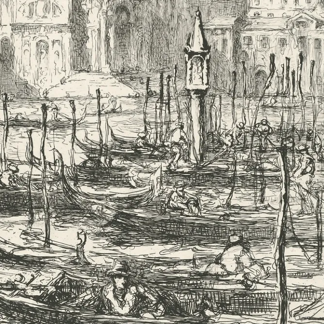 Architecture Et Villes<Boutiques de musées Estampe Église de la Salute à Venise - Henri-Lucien Cheffer