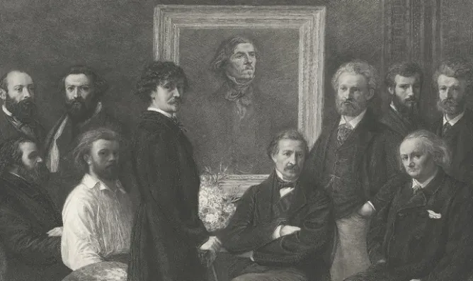 Boutiques de musées Estampe Hommage à Delacroix - Henry Fantin Latour Hot