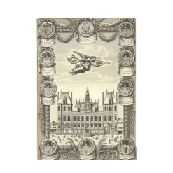 Paris Et Le Louvre<Boutiques de musées Estampe Hotel De Ville De Paris