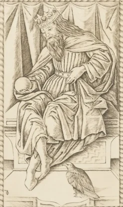Boutiques de musées Estampe Imperator, carte 9, Le Tarot de Mantegna - Cécile Reims