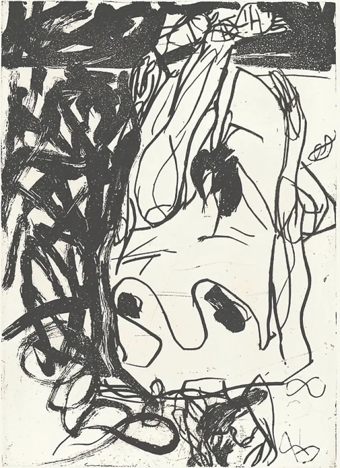 Créations Contemporaines<Boutiques de musées Estampe Jaffa - Georg Baselitz 1995