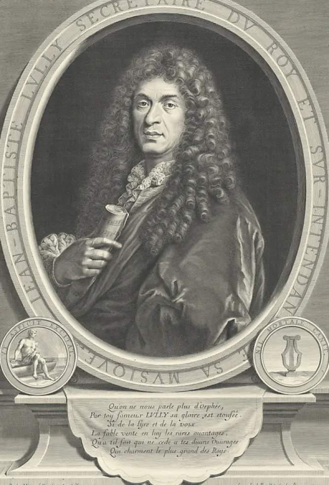 Boutiques de musées Estampe Jean-Baptiste Lully, surintendant de la musique du roi Clearance