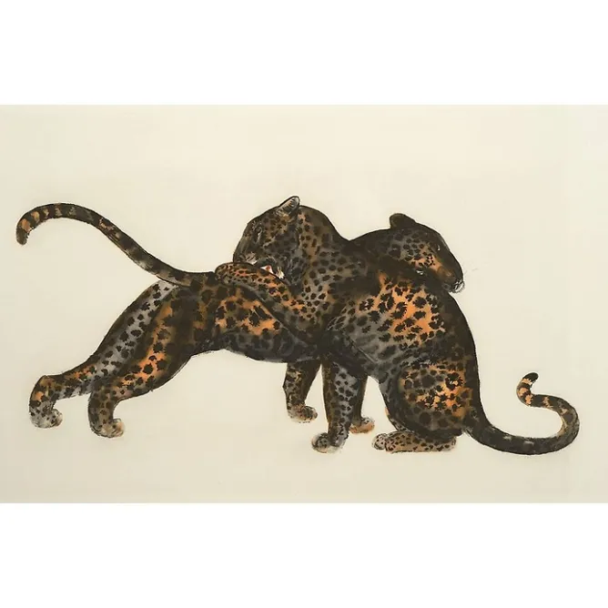 Art Moderne<Boutiques de musées Estampe Jeux de léopards - Georges-Lucien Guyot