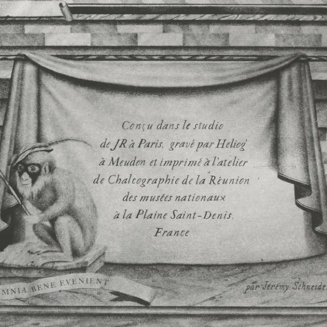 Paris Et Le Louvre|Créations Contemporaines<Boutiques de musées Estampe JR au Louvre 2016