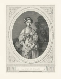 Chefs D'Œuvre Des Musées<Boutiques de musées Estampe La cruche cassée - Jean-Baptiste Greuze