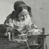 Chefs D'Œuvre Des Musées<Boutiques de musées Estampe La Dentellière - Vermeer