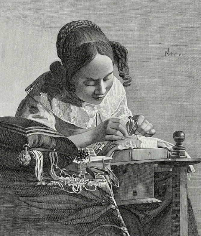 Chefs D'Œuvre Des Musées<Boutiques de musées Estampe La Dentellière - Vermeer