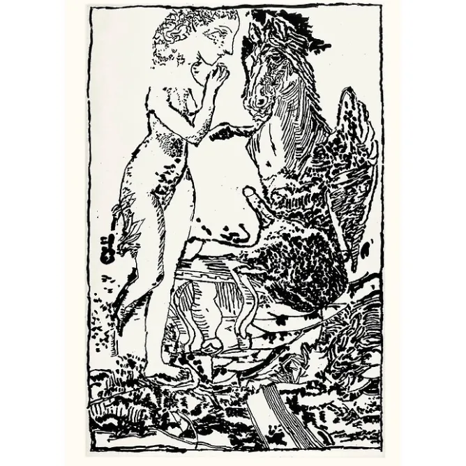 Boutiques de musées Estampe La jeune fille et la mort II - Jean-Pierre Pincemin Best