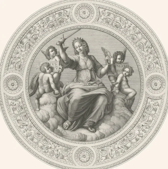 Chefs D'Œuvre Des Musées<Boutiques de musées Estampe La justice - Raphaël