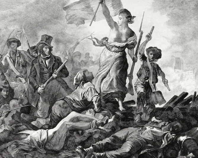Chefs D'Œuvre Des Musées|Personnages Et Évènements Historiques<Boutiques de musées Estampe La Liberté guidant le peuple, 28 juillet 1830 - Eugène Delacroix